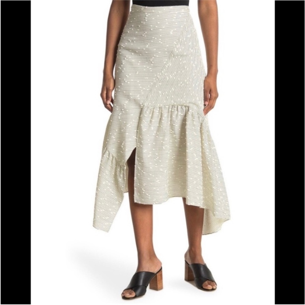 3.1 Philip Lim navy midi skirt size 4 navy